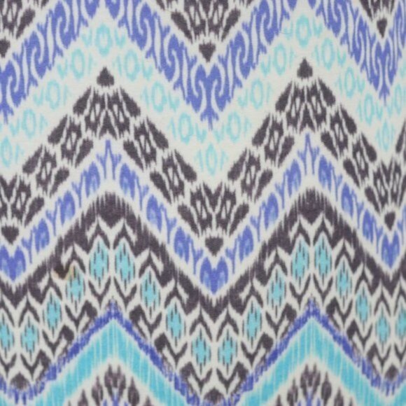 Prana Quinn Women's Small Blue White Chevron Racerback Support Knit Sheath Dress - Picture 7 of 10